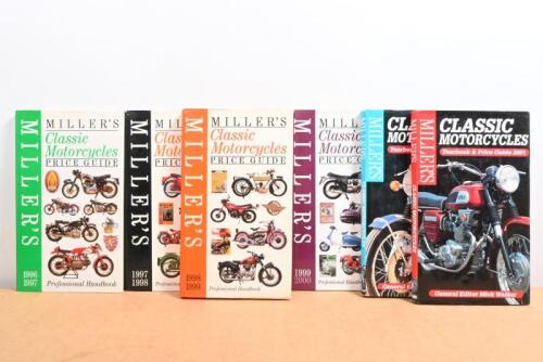 MILLERS: A group of six Millers 'Classic Motorcycles' Price Guides