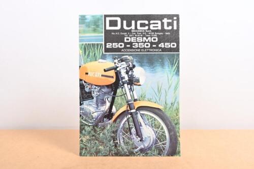 DUCATI: A high quality colour fold out Ducati 250/350/450 Desmo 1973 sales brochure