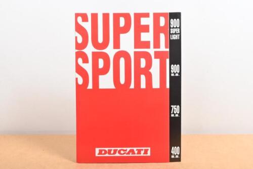DUCATI: A colour fold out Ducati 400/750/900 SS/SL sales brochure