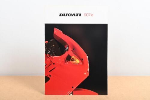 DUCATI 907: A colour fold out Ducati 907ie 1991 sales brochure