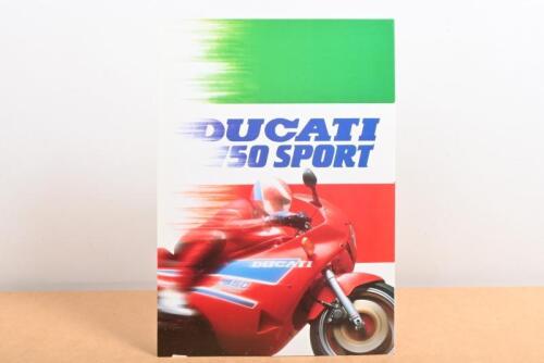 DUCATI 750: A colour fold out Ducati 750 sport 1988 sales brochure