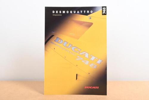 DUCATI 748: A colour fold out Ducati 748 1996 brochure