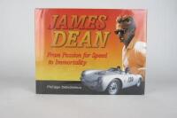 JAMES DEAN: 'James Dean - From Passion for Speed to Immortality' hardcover book.