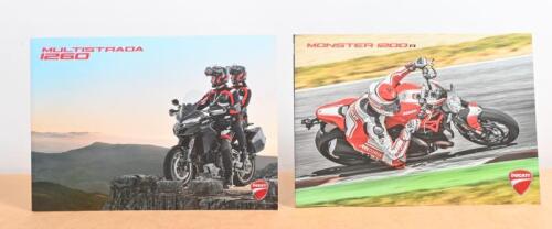 DUCATI: Two modern Ducati sales booklets, one for the Multistrada 1260, the other for the Monster 1200r