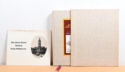 JAMES FLOOD: Two James Flood books including a hardcover numbered copy of 'The James Flood Book of Motorcycling in Australia 1899-1980, and a soft cover copy of 'The James Flood Book of Early Melbourne'