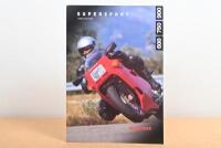 DUCATI SUPER SPORT: A 1997 DUCATI SUPER SPORT (SuperLight) sales brochure for SS900, SS750, SS600 models, fold out format, model pictures with multilingual descriptive text, SS900, SS750, SS600 international text model technical data to last page.