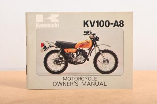 KAWASAKI: A Motorcycle Owner's Manual for a Kawasaki KV100-A8, 1976.