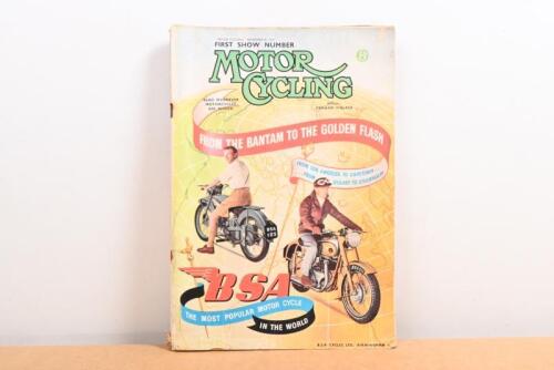 MAGAZINE: A November 8 1951 edition of the 'Motor Cycling' magazine