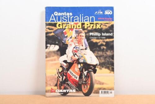 AUSTRALIAN GRAND PRIX: A official race programme from the Phillip Island Australian Grand Prix 1999