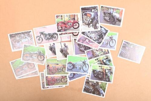 SWAP CARDS: A group of 25 Motorcycle related swap cards