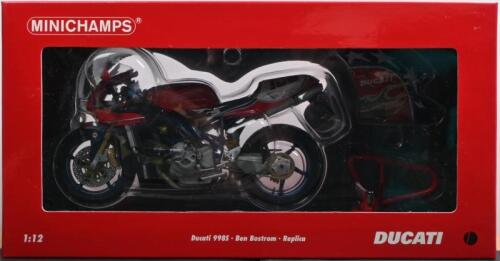 DUCATI: A NOS 1:12 scale Minichamps Ducati 998S Ben Bostrom Replica diecast model