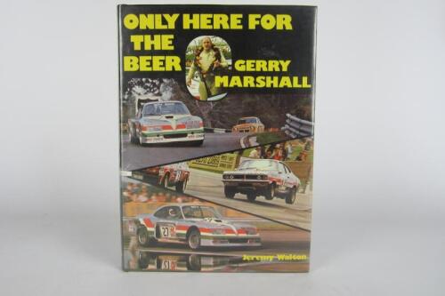 MARSHALL: 'Only Here For The Beer' hardcover book. Authored and signed by Gerry Marshall.