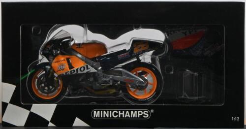 HONDA: A NOS 1:12 scale Minichamps Honda NSR 500 "Repsol" 2001 Alex Criville #28 die-cast model