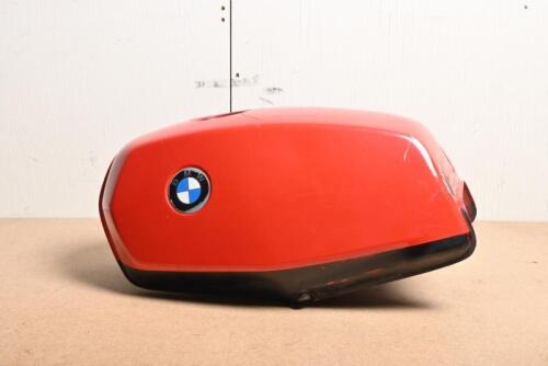BMW: A red painted BMW R65 petrol tank