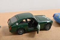 MGB/MBC GT: Four 1:43 scale models of the MGB/MGC GT by Corgi Toys - 4