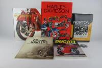 MOTORBIKES: A collection of six Motorbike items. AJS badge. - 2