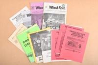 MGCC: A collection of MG Car club publications. Concours D'Elegance, Templestowe Historic HillClimb, various issues of 'Wheel Spin'. Circa 1960's - 1980's