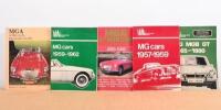 MG: A group of five publications related to MG Brooklands Books & 'MGA A History & Restoration Guide' by Robert P Vitrikas