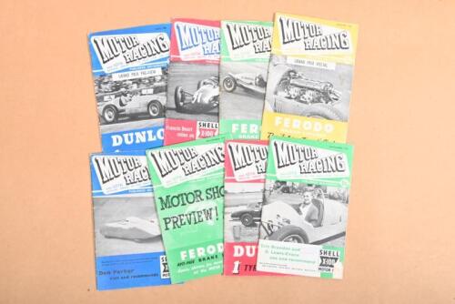 MOTOR RACING: Eight issues of 'MOTOR RACING AND IOTA' from 1953. As prepared by the Half Litre Car Club