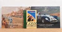 AUCTION CATALOGUES: A collection of auction house related items. CHRISTIE'S 1989 Monaco catalogues & Coys archives postcard set