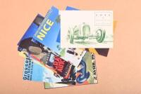 AUCTION CATALOGUES: A collection of auction house related items. CHRISTIE'S 1989 Monaco catalogues & Coys archives postcard set - 2