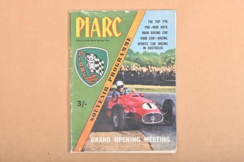 PIARC: An original copy of 'PIARC Souvenir OFFICIAL PROGRAMME - GRAND OPENING MEETING, Saturday, 15th December, 1956'