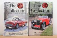 MG: Two hardcover books by Richard Monk - 'The MG Collection' - The Pre-war Models & The Post-War Models