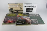 GRAND PRIX RACING: Five hardcover books detailing Grand Prix racing. - 2