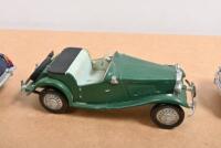 MG: A group of plastic MG 1:32 scale models. MG TD & MG B models - 4