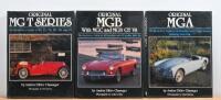 MG: Three hardcover restorer guide books by Anders Ditlev Clausager. MGA, MGB, MG T SERIES Restorer Guides