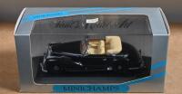 MERCEDES-BENZ: A 1:43 scale MINICHAMPS 1951 - 1955 Mercedes-Benz 300 S Cabriolet (MIN 032330) in black with almond interior