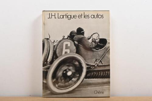 AUTOMOBILES: 'les autos' hardcover book by J.H. Lartigue. Published 1974