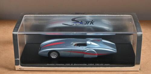 AUSTIN HEALEY: A 1:43 scale Spark Austin Healey 100 S Bonneville 1954 (SO810)