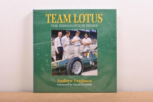 LOTUS: 'TEAM LOTUS - THE INDIANAPOLIS YEARS' hardcover book by Andrew Ferguson