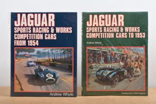 JAGUAR: A two volume set describing Jaguar racing history by Andrew Whyte - 'JAGUAR - Sport Racing & Works Competition Cars to 1953' (Vol.1) & 'JAGUAR - Sports Racing & Works Competition Cars From 1954' (vol.2)