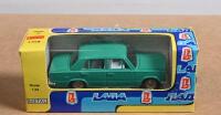 LADA: A 1:43 scale VAZ Lada (BA3). Green with white interior