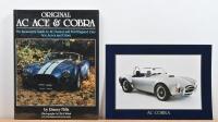 AC: 'ORIGINAL AC ACE & COBRA - The Restorer's Guide to AC, Bristol, and Ford Engined Cars Ace, Aceca and Cobra' hardcover book by Rinsey Mills & 'AC COBRA SPECIFICATIONS' sheet from AC CAR GROUP LIMITED