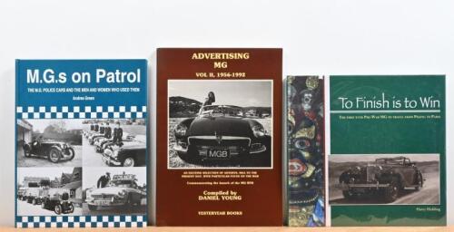 MG: Three interesting books detailing the MG marque. 'To Finish is to Win - The First Ever Pre-War MG To Travel From Peking To Paris' hardcover book authored by Harry Hickling