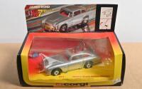 BOND: A Corgi James Bond 007 Aston Martin DB5 (271). With driver, ejector seat and other James Bond car accessories