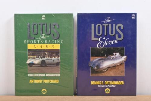 LOTUS: Two hardcover books concerned with Lotus. 'LOTUS - The SPORTS RACING CARS' by Anthony Pritchard & 'The LOTUS Eleven' by Dennise E. Ortenburger