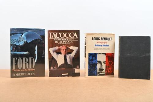 CAR INDUSTRY TITANS: Four hardcover books detailing car industry corporate titans. 'DAVID BROWN'S - The Story of a Family Business 1860 - 1960' by Desmond Donnelly