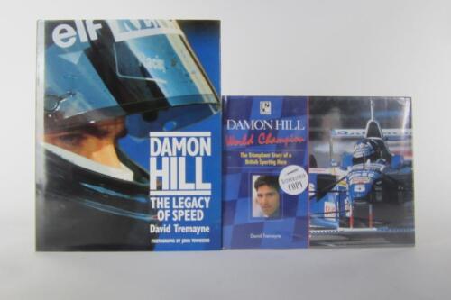DAMON HILL: Two hardcover books by David Tremayne detailing the F1 career of Damon Hill.