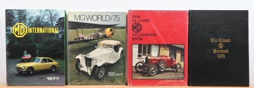 MG: Four MG Yearbooks from 1973 - 1975 & 1977