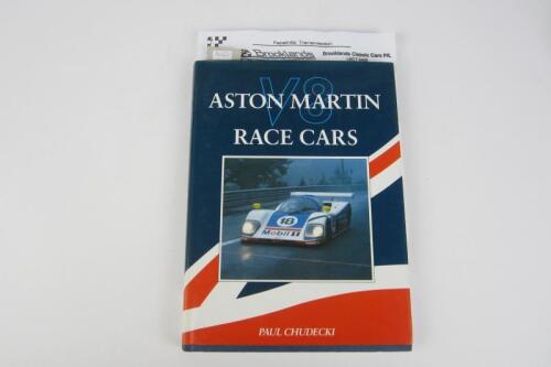 ASTON MARTIN: 'V8 Aston Martin Race Cars' hardcover books by Paul Chudecki.
