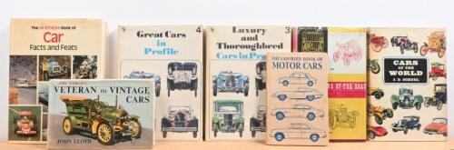 CARS: Seven publications detailing motor cars. PROFILE PUBLICATIONS LIMITED softcover books - 'Luxury and Thoroughbred - Cars in Profile (3)' and 'Great Cars in Profile (4)