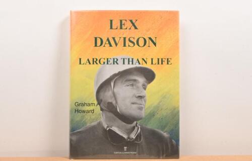 LEX DAVISON: 'LEX DAVISON - LARGER THAN LIFE' hardcover book. Authored by Graham Howard
