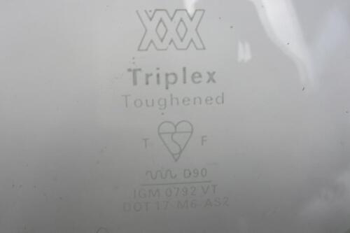 DB5&6: Two original Triplex glass headlamp lenses.